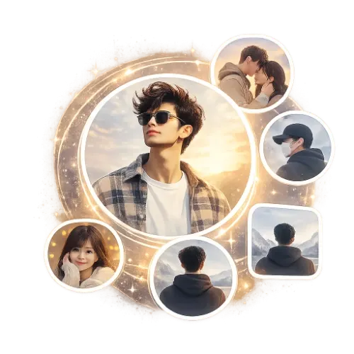 discord pfp maker no watermark-dp-collage-golden-glow